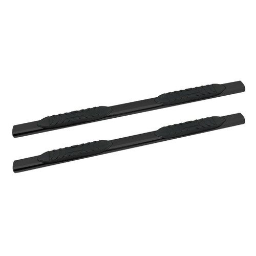 5 in. Oval Straight Tube Cab Length Nerf Bar Black - 5-55653