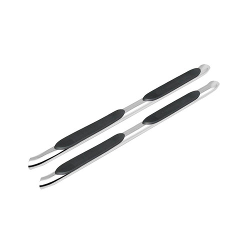 4 in. Oval with 30 Degree Bend Nerf Bar Stainless Steel - 5-430153
