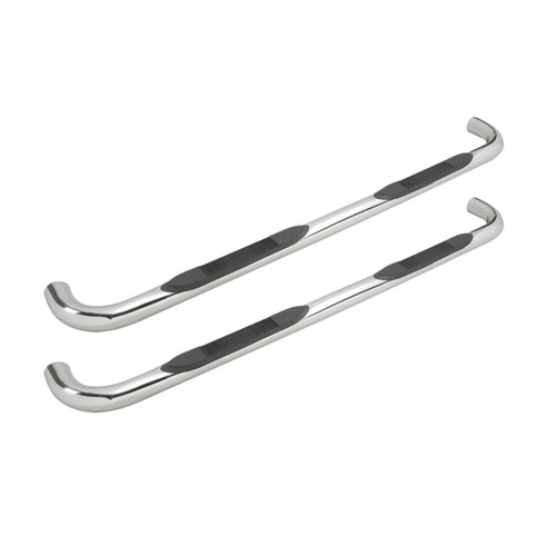 3 in. Round Nerf Bar Stainless Steel - 1-0283