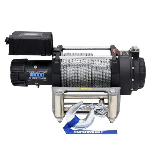 Tiger Shark 18000 Winch 24V with Steel Wire Rope - 1518200