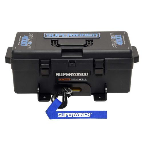 Winch2Go 4000 4000lb 12V DC Winch with Steel Wire Rope Black - 1140222