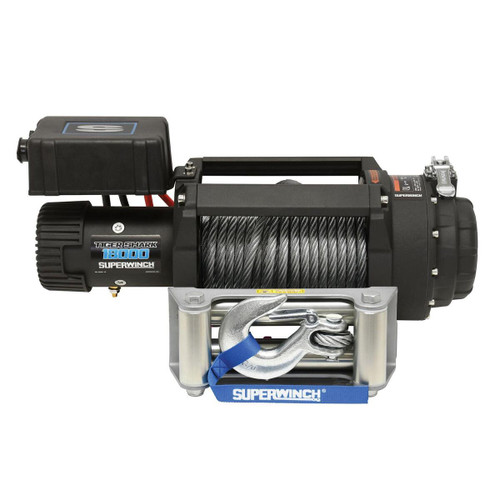 Tiger Shark 18000 Winch 12V with Steel Wire Rope - 1518000