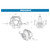 Hand Hauler 1000 1000lb 24V DC Winch Black - 1710001