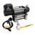 Tiger Shark 11500 11500 lb 12V DC Winch with Steel Wire Rope Black - 1511200