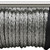Tiger Shark 11500SR 11500lb 12V DC Winch with Synthetic Rope Black - 1511201