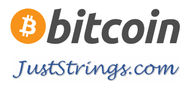 JustStrings.com now accepts bitcoin!