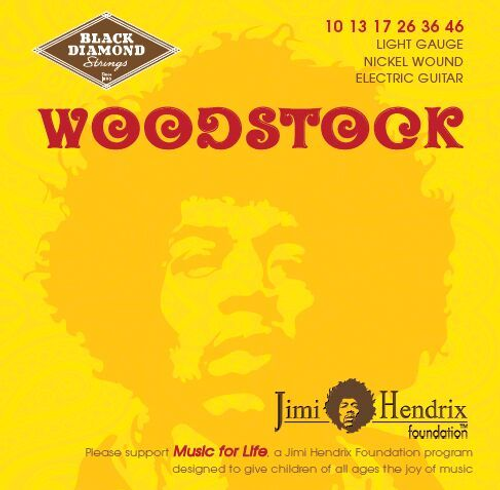 Black Diamond Jimi Hendrix Electric Nickel, .010 - .046, BDJH1046N Black Diamond Jimi Hendrix Electric Nickel, .010 - .046, BDJH1046N