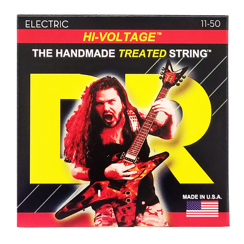 DR Strings Electric Guitar Nickel Plated Steel on Hex Core, .011 - .050, Dimebag Darrell Signature Set, DBG-11