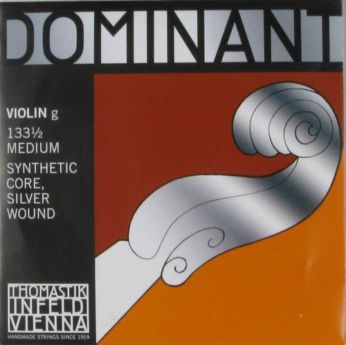 Thomastik-Infeld Violin Dominant G -Silver Wound 1/2 Size, 133-1/2 Thomastik-Infeld Violin Dominant G -Silver Wound 1/2 Size, 133-1/2