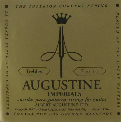Augustine Imperial Crystal Nylon Guitar String - Medium Tension - 1st E - Single String, IMP1 Augustine Imperial Crystal Nylon Guitar String - Medium Tension - 1st E - Single String, IMP1