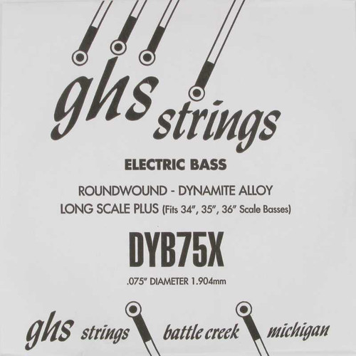 GHS Bass Boomers Long Scale Plus .075, DYB75X