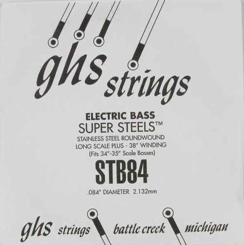 GHS Single String - Super Steels Long Scale Plus .084, STB84