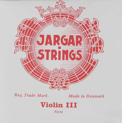 Jargar Violin D Chrome Steel Wrapped Red (Forte), J902R, 3JVDF Jargar Violin D Chrome Steel Wrapped Red (Forte), J902R, 3JVDF