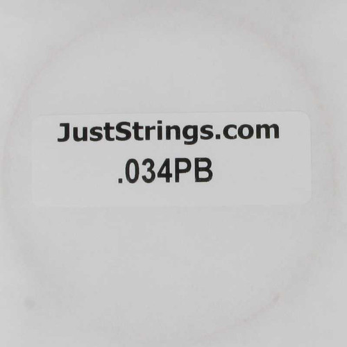 JustStrings.com Phosphor Bronze Acoustic .034, 034PB-1 JustStrings.com Phosphor Bronze Acoustic .034, 034PB-1