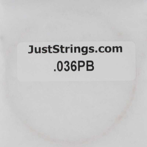JustStrings.com Phosphor Bronze Acoustic .036, 036PB-1 JustStrings.com Phosphor Bronze Acoustic .036, 036PB-1
