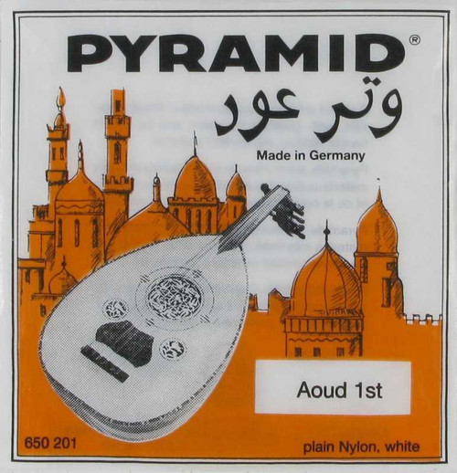 Pyramid Arabic Oud Orange Label 10-String set, Silver Plated Wound 3rd, 650 000