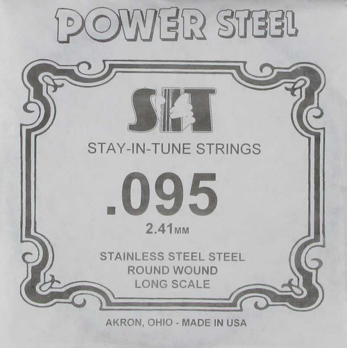S I T Strings Electric Bass Power Steel Long Scale .095, 095SR S I T Strings Electric Bass Power Steel Long Scale .095, 095SR