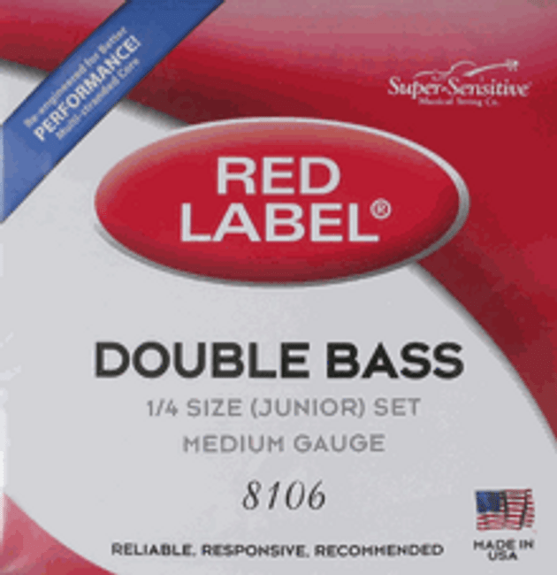 Super-Sensitive Double Bass Set Red Label Junior Size, SS810J  Super-Sensitive SS810J SPS_SS810J