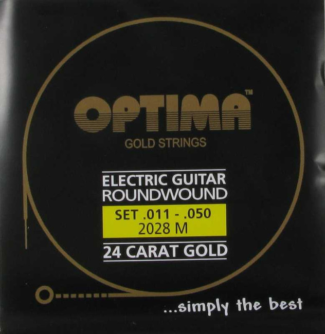 Optima Electric Guitar Gold, .011 - .050, EB2028M