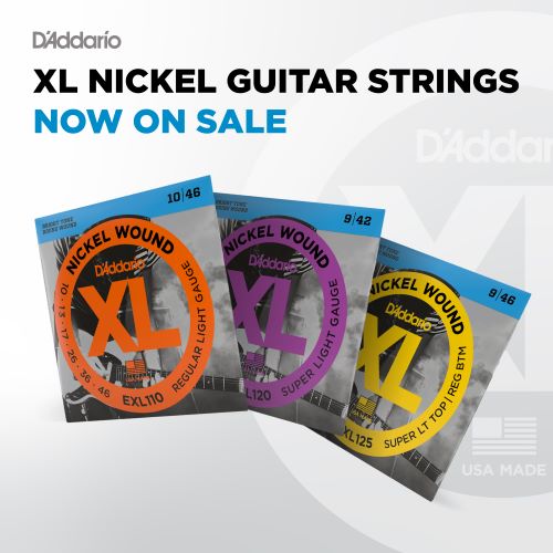 D'Addario NYXL - XL Nickel Guitar Strings Now on Sale