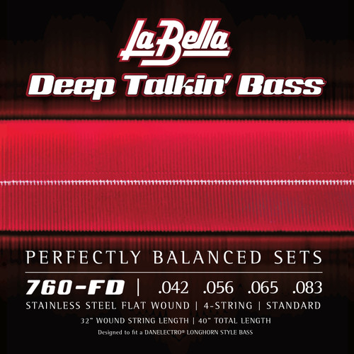La Bella Electric Bass Guitar Danelectro 760FD La Bella 760FD  LAB_760FD