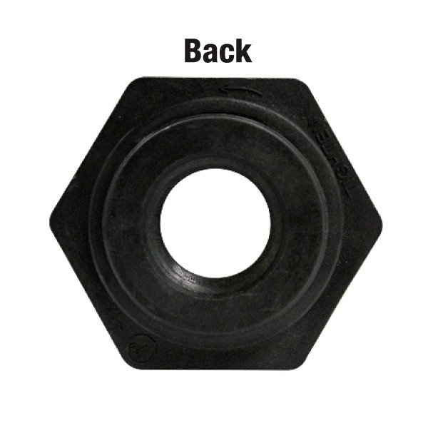 Bulkhead Tank Fitting 3/4in FPT with Threaded Inlet and Outlet ...