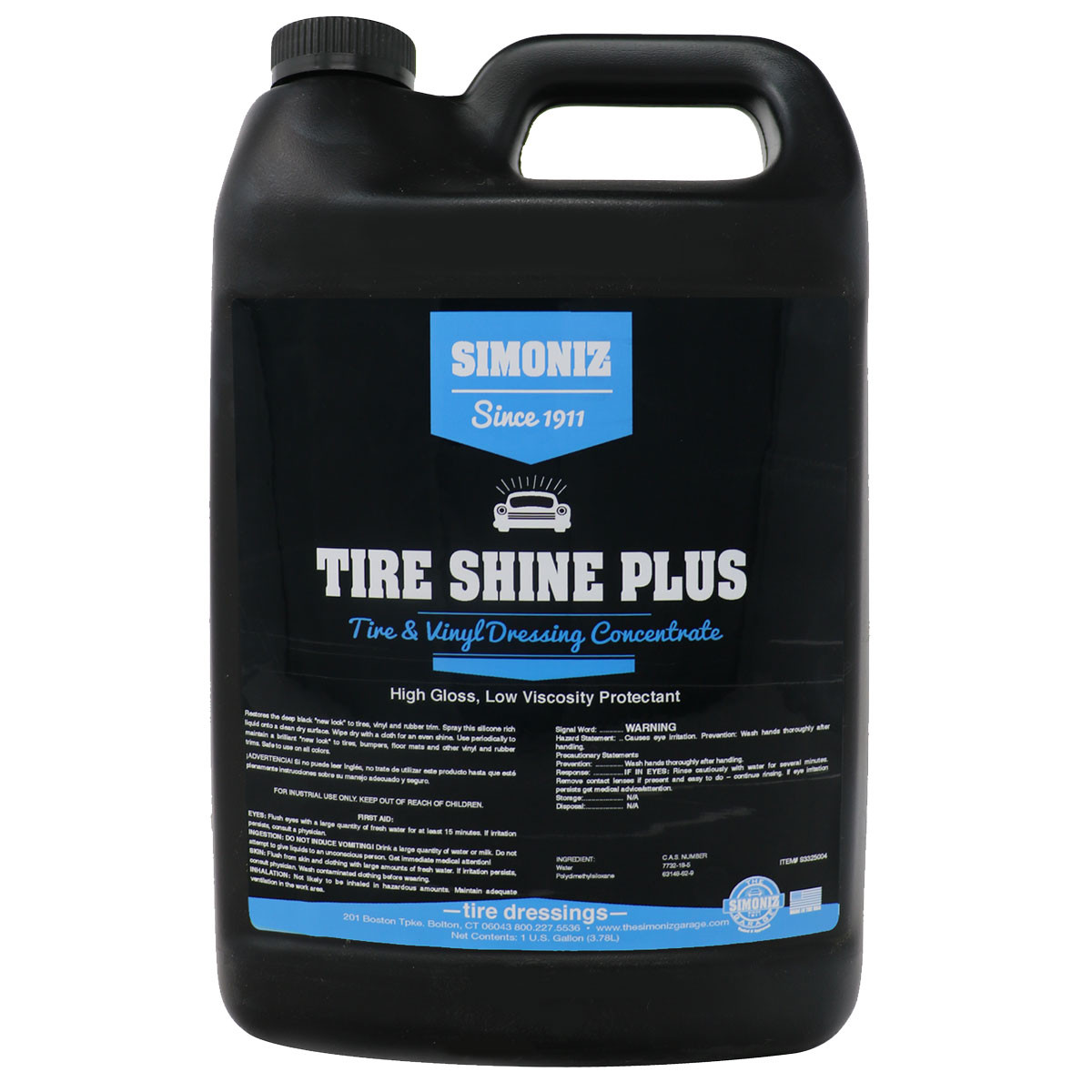 SAM’S DETAILING - TYRE SHINE 500ml NEW!! Tire Shine Plus 1-Gallon Container | Sonny's