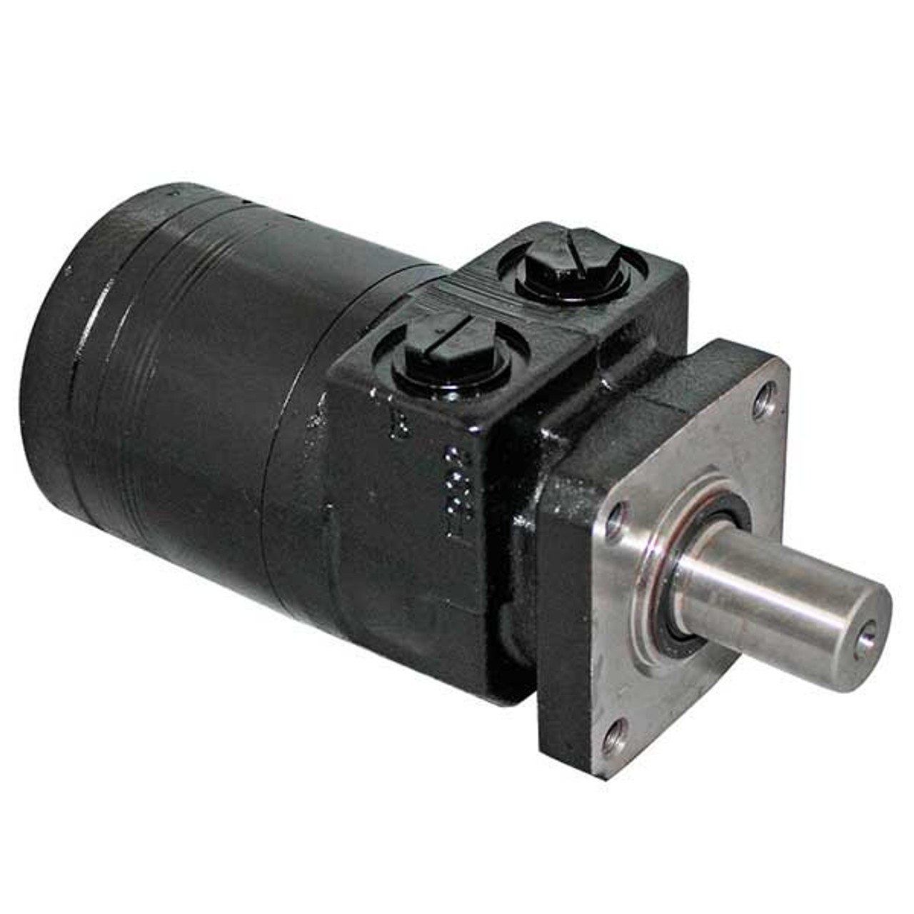 Hydraulic Motor TE Series, 7/8-14 SAE O-Ring Inlet/Outlet, 4 Cubic Inch, L  Measurement 5-1/2in, Parker TE0065FS100AAAC