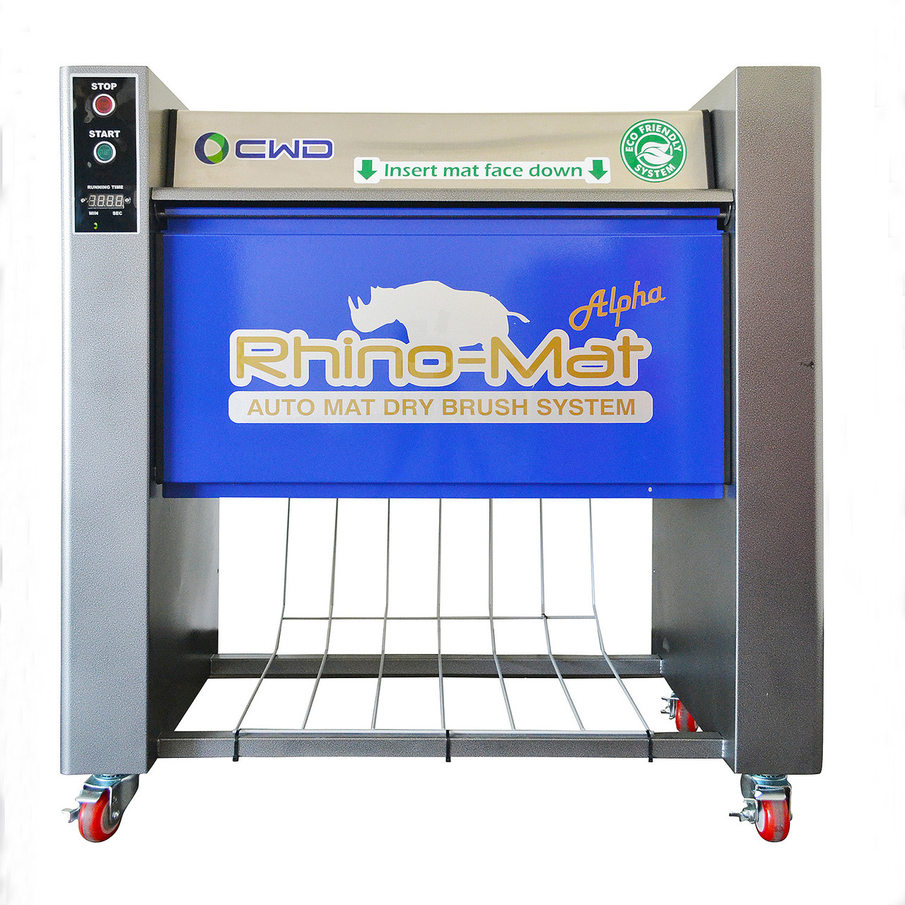 Auto Mat Dry Brush System for Full-Serve Operation, 41in W x 42in