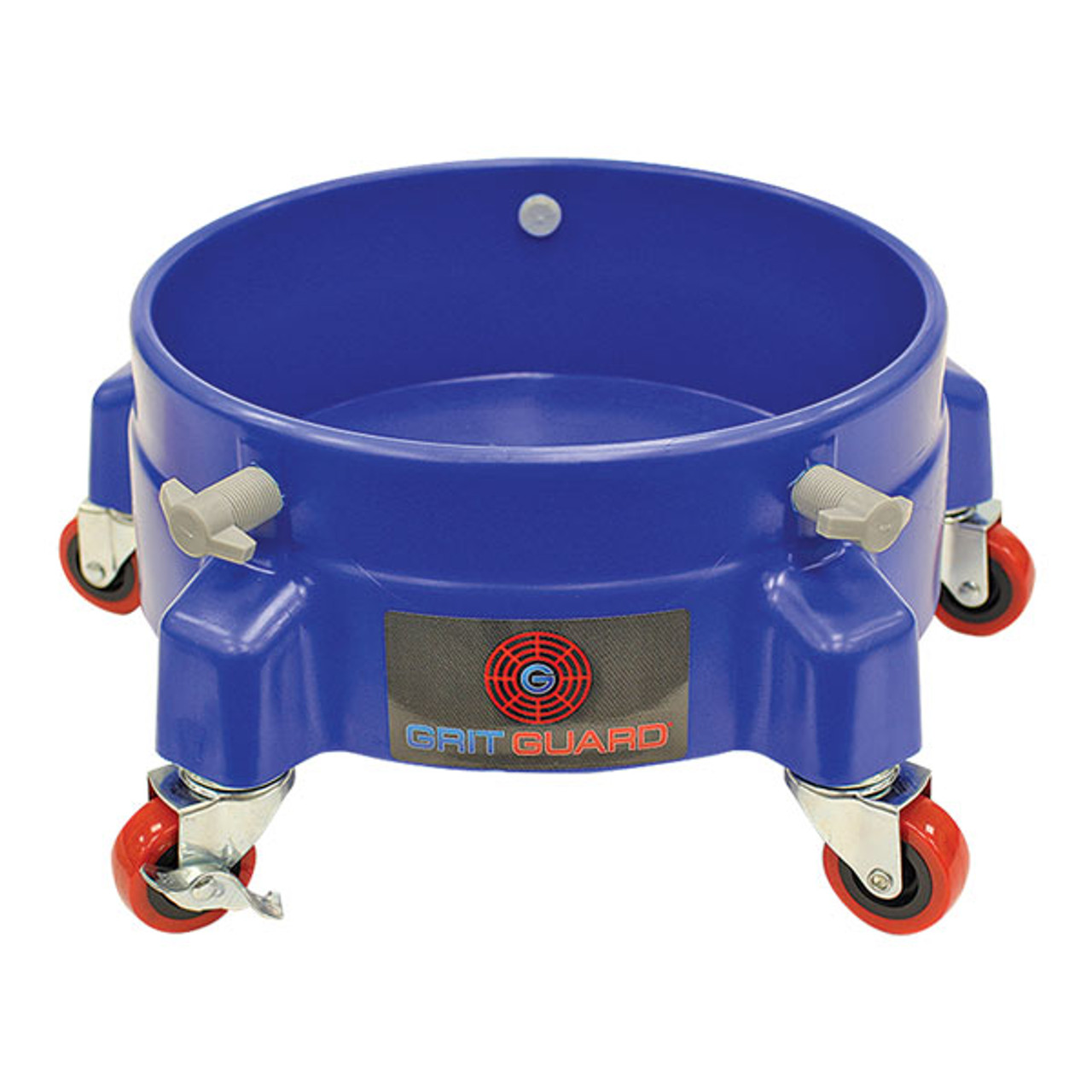 Bucket Dolly with 5 Heavy Duty Casters, Blue, Grit Guard