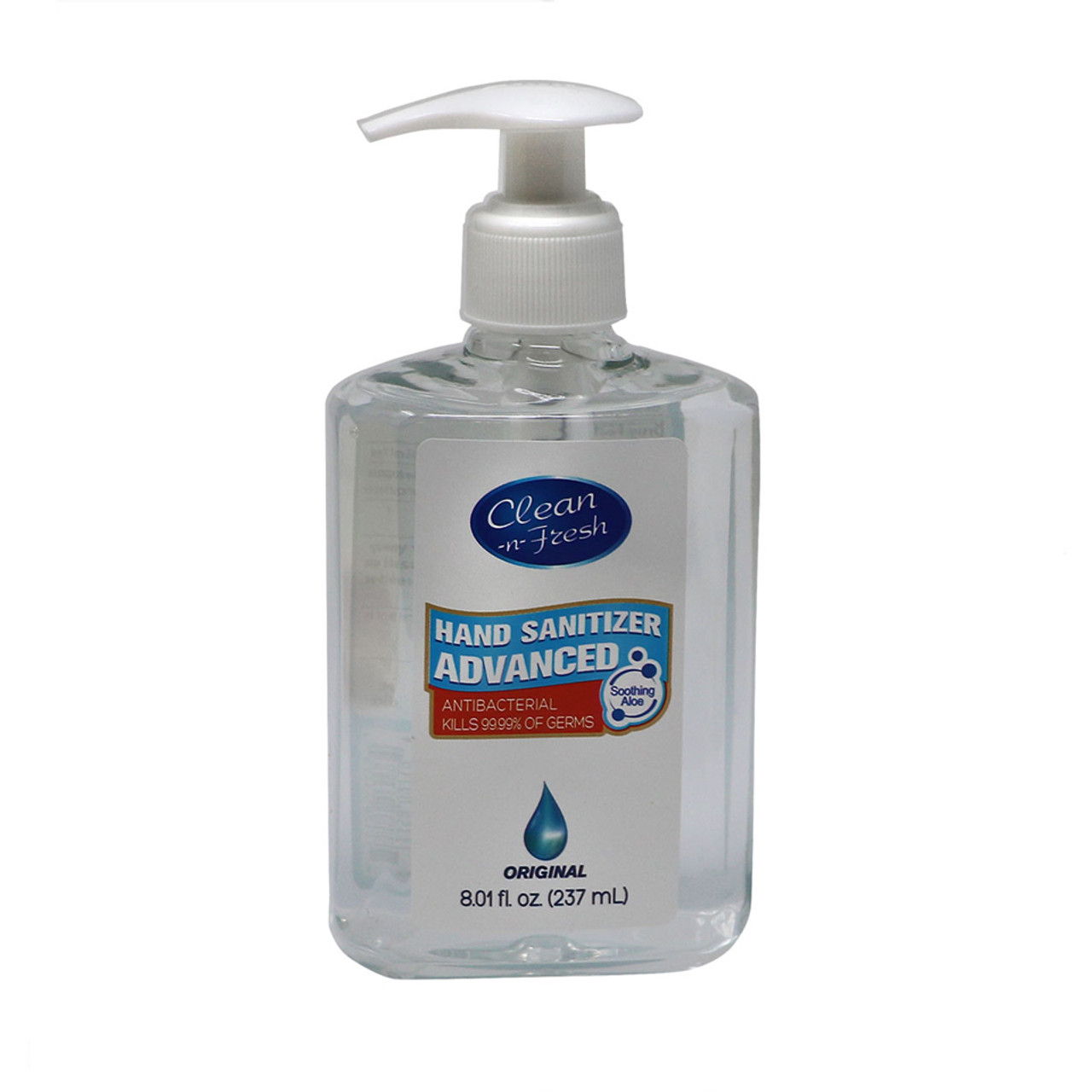 CleanNFresh Hand Sanitizer, 8oz with Pump, Box of 24 Sonny's