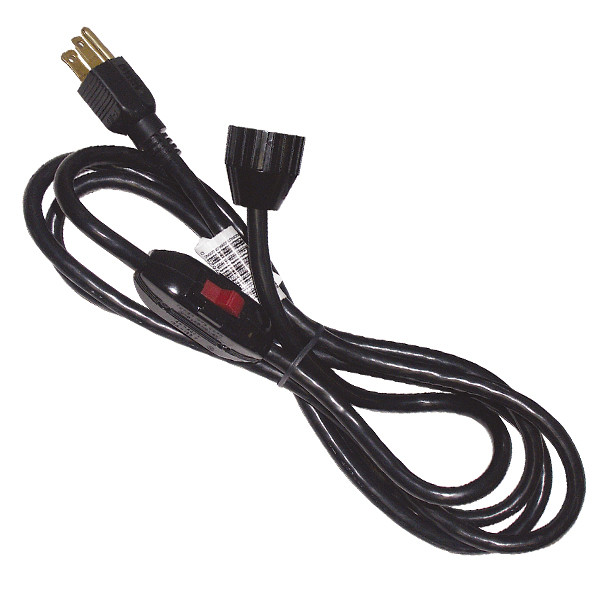 Power Cord for Barrel Mixer with Power Shut Off, 8ft L, Conductor 18/3