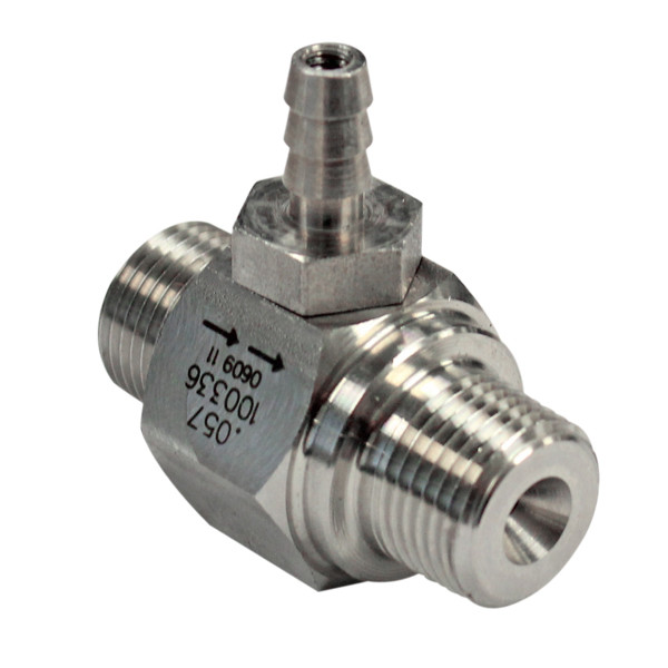 Chemical Injector, 3/8in MPT x 3/8in MPT, 1/4in Hose Barb, 1- 2GPM, 1 ...