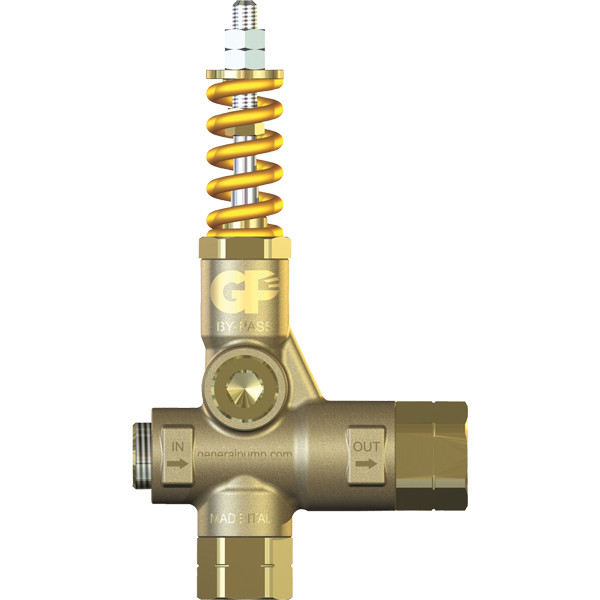 Trapped Pressure Unloader Yellow Spring, (2) 1/2in FPT Inlet