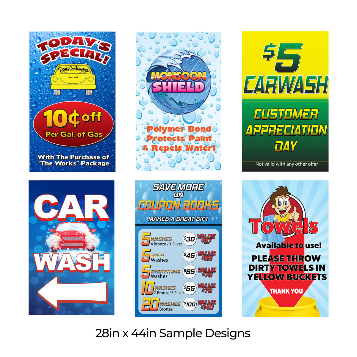 Windmaster Insert Sign, 28in x 44in, Mr. Foamer | Sonny's