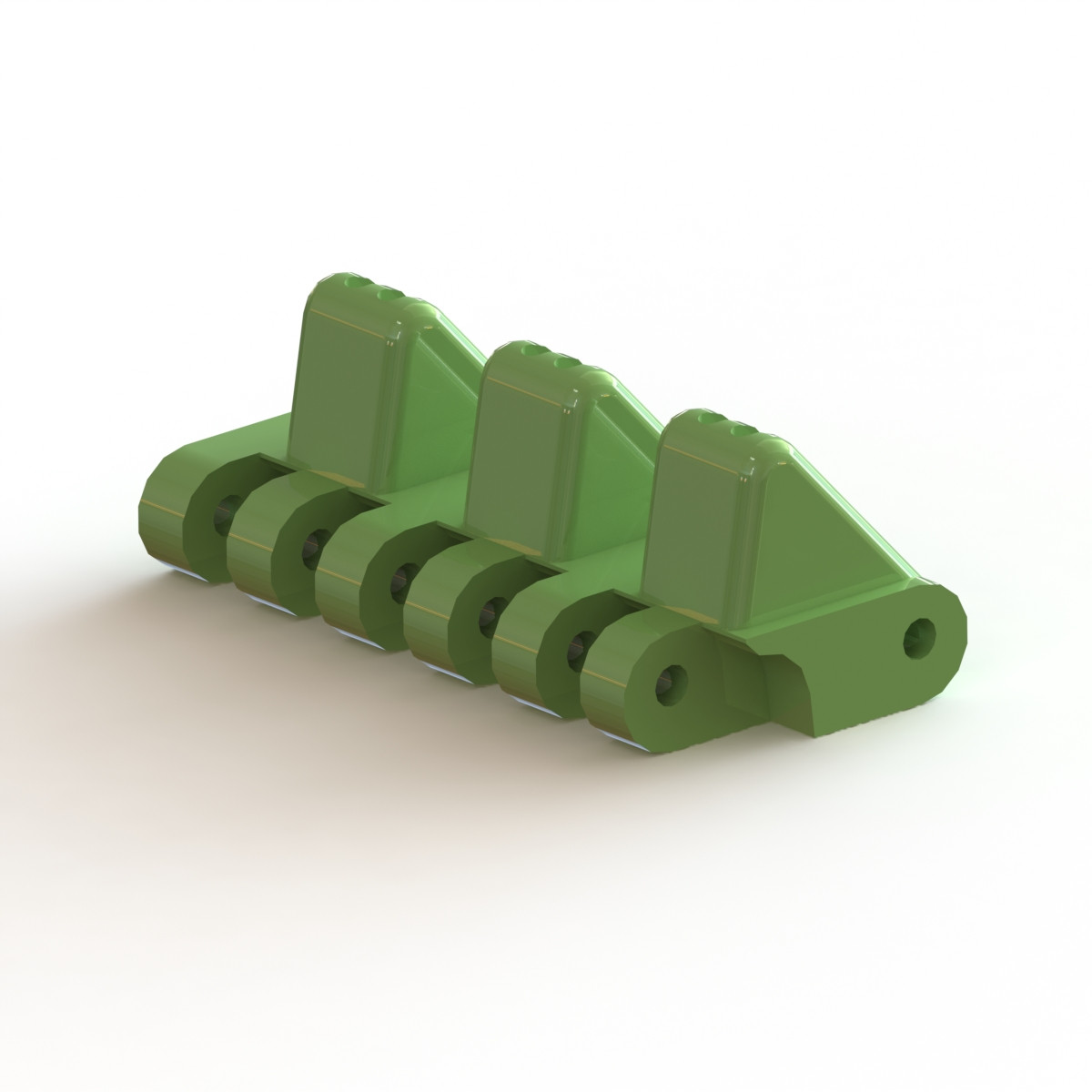 Car Pusher, 6 Hinge, CSB Heavy Duty 1in Belt, Polyoxymethylene NL ...