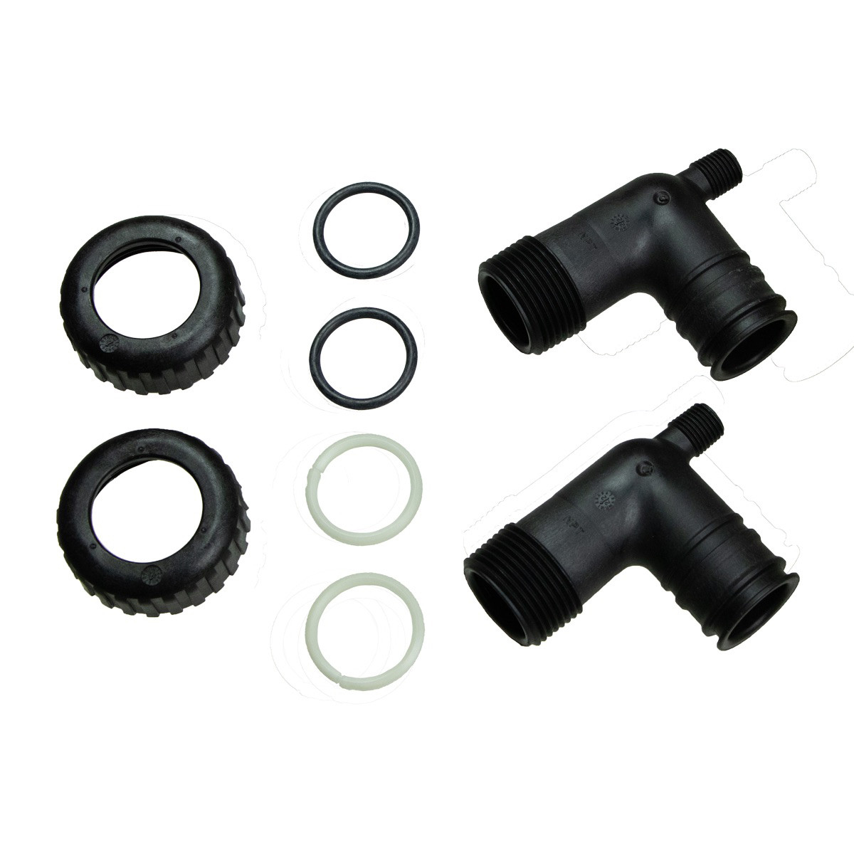Ap21181 90° Tube Adapter, 1in MPT, PVC, Pack of 2, 350-100-CP | Sonny's