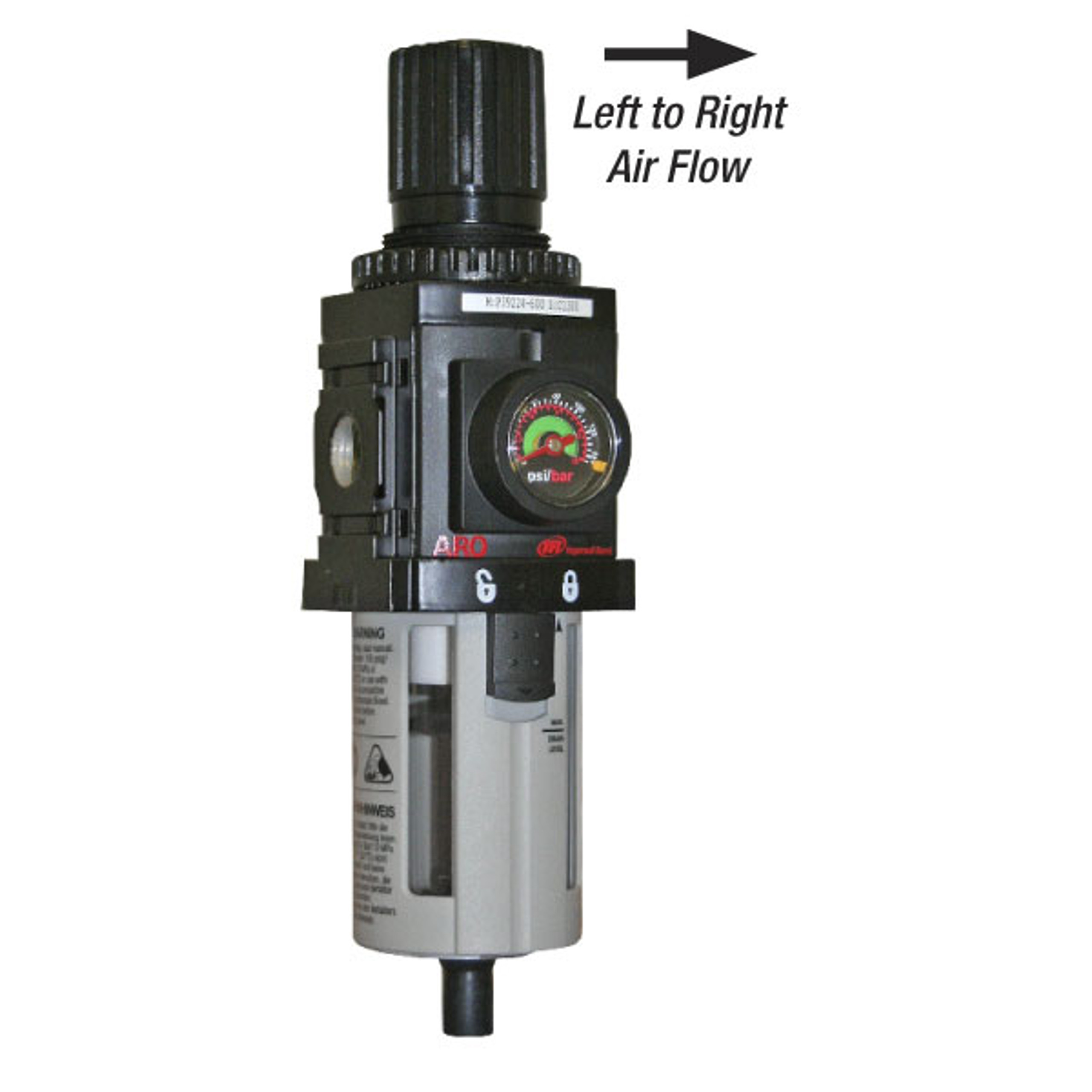 Air Filter Regulator, 1/2in FPT, 2000 Series, ARO, P39344600 Sonny's