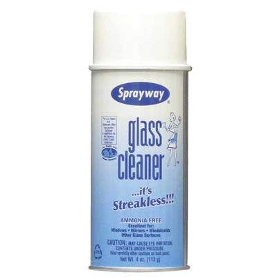 Glass Cleaner, 4oz Can, Case of 24, Sprayway