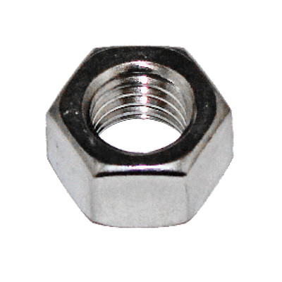 Finished Hex Nut, 3/8-16, Coarse 18-8, Stainless Steel, 37CNFHS, Pack of 100