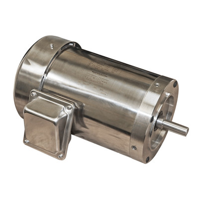 Motor, 1.5HP, 1800RPM, 56C Frame, TEFC Enclosure, 3 Phase, 208-230/460V, Stainless Steel