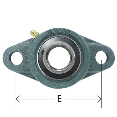 Flange Bearing, 2-Bolt, 1-1/2in Shaft Dia.