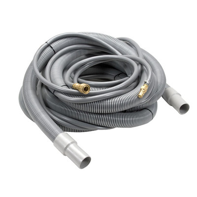 Powr-Flite Extractor Vacuum Hose, 1-1/2in x 20ft L, Gray, 1504WDS