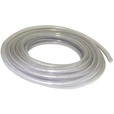 Clear Braided Hose 7/8in O.D. x 5/8in I.D. Roll of 100ft
