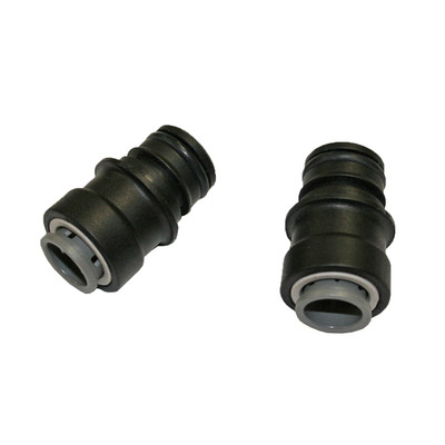 Fitting, 1/2in EPDM Push-in-Tube, Pack of 2, Flojet 20381-061