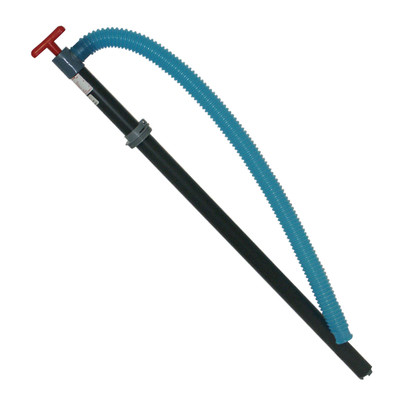 Hand Drum Pump for Alkali Transfer, 1-1/2in Dia. x 38in H x 36in Hose, 2in IPS Bung