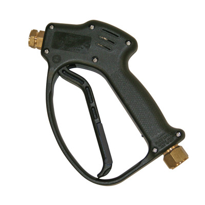 Non-Weep Trigger Spray Gun, 3/8in FPT Inlet x 1/4in FPT Outlet, 8GPM, 4000PSI, 195°F, Cat Pumps 76165