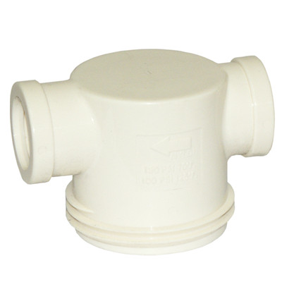 Replacement In-LIne Strainer Top Cover, Inlet/Outlet Port 1in FPT, White Nylon, RVF1616TN