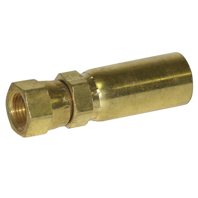 Swage Fitting, Female 1/2in JIC Swivel, Brass