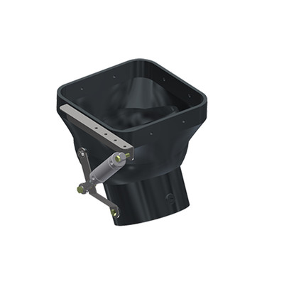 Flip Round Nozzle Assembly Kit, Black